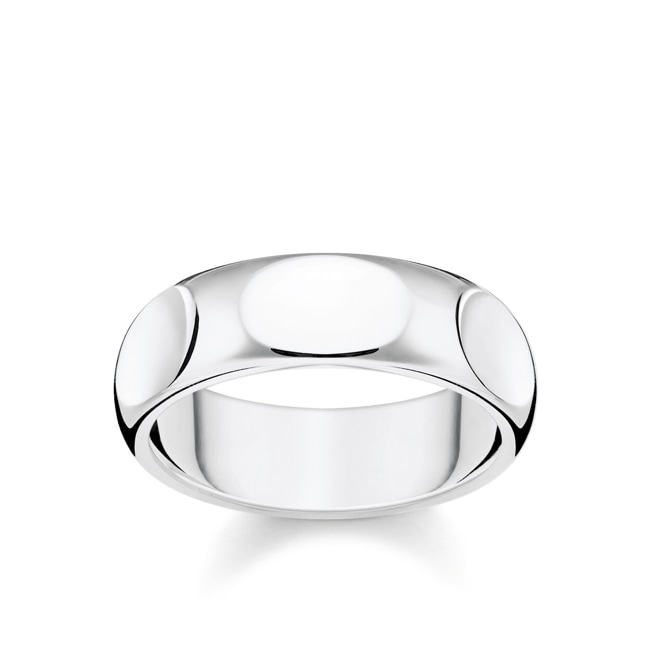 Thomas Sabo sterling silver rebel at heart Ring minimalist silver - TR2281-001-21