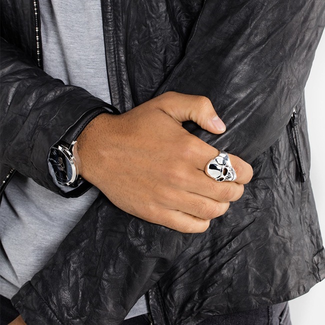 Anello Thomas Sabo Unisex In Argento 925 Con Dettaglio Nero – Design Moderno, Taglie Varie, Gioiello Di Tendenza - 3