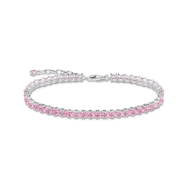 Thomas Sabo Tennis-Armband mit pinken Steinen Silber - A2029-051-9-L19V