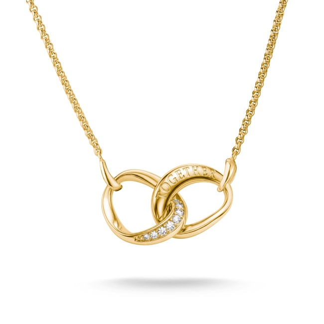 Thomas Sabo Together Kette Together Mit Weissem Zirkonia - KE2380-M01-14-L45V