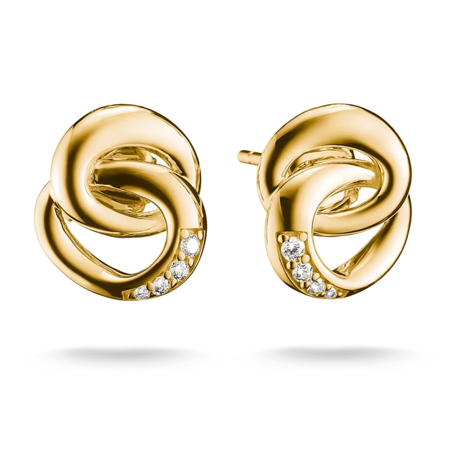 Thomas Sabo Together Ohrstecker Mit Weissem Zirkonia - H2352-M01-14