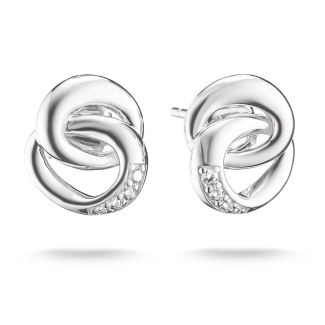 Thomas Sabo Together Ohrstecker Mit Weissem Zirkonia - H2352-051-14