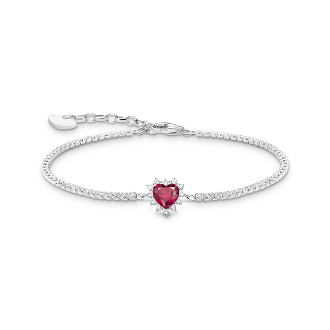 Thomas Sabo True Romance Bracelets Romance en argent avec coeur - A2188-013-10-L19V