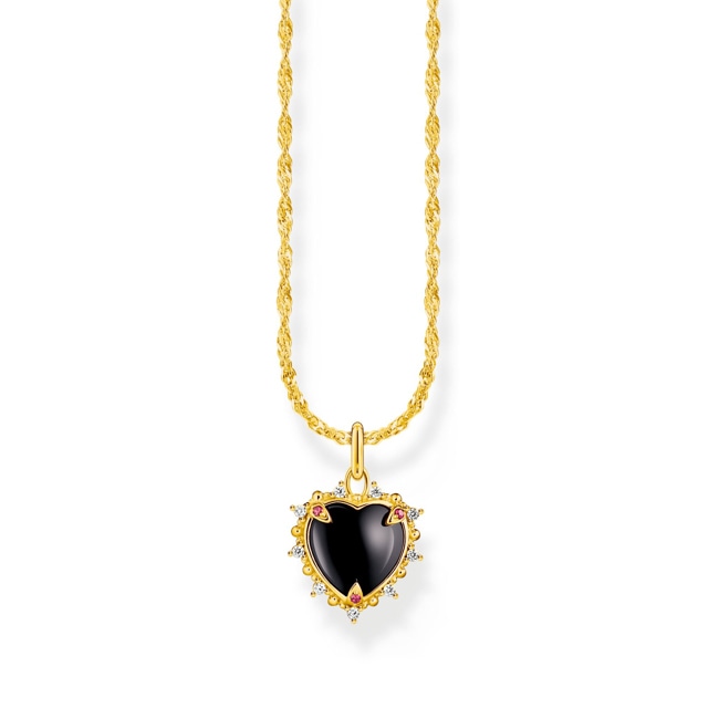 Thomas Sabo True Romance Kette mit Anhänger Heart Romance vergoldet - KE2297-995-11-L45V