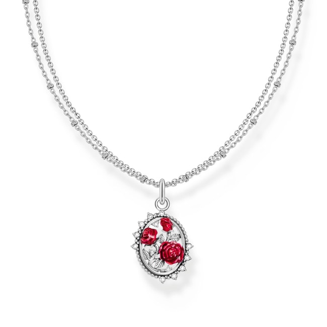 Thomas Sabo True Romance Silver necklace with pendant Roses Romance - KE2302-691-10-L45V