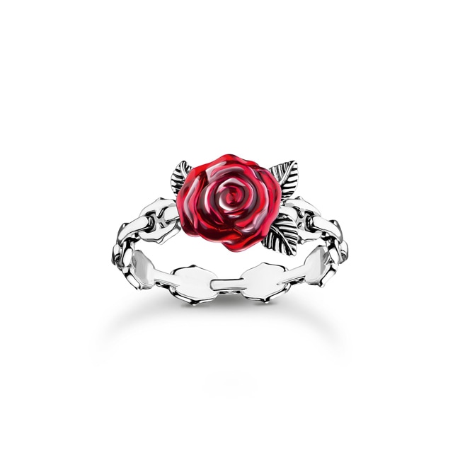 Thomas Sabo True Romance Silver ring Roses Romance - TR2482-664-10