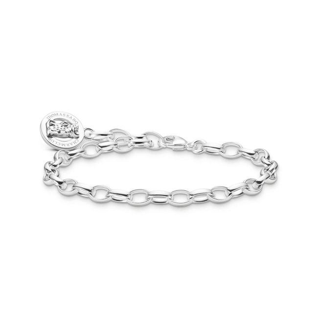 Thomas Sabo x HARIBO Charm-Armband mit Goldbären Logo-Ring Silber Thomas Sabo x HARIBO Charm-Armband mit Goldbären Logo-Ring Silber - X0291-001-21