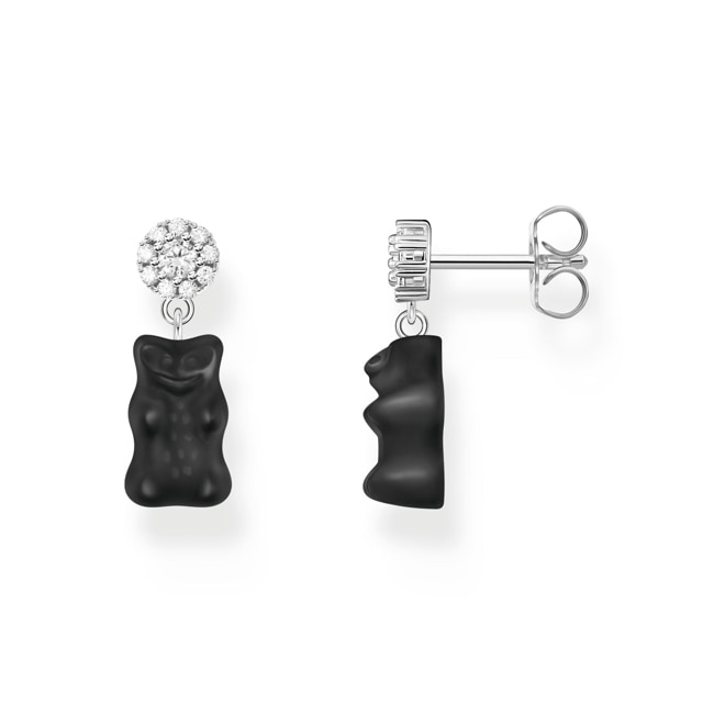 Thomas Sabo x HARIBO Ohrstecker mit schwarzen Goldbären Silber Thomas Sabo x HARIBO Ohrstecker mit schwarzen Goldbären Silber - H2330-052-11