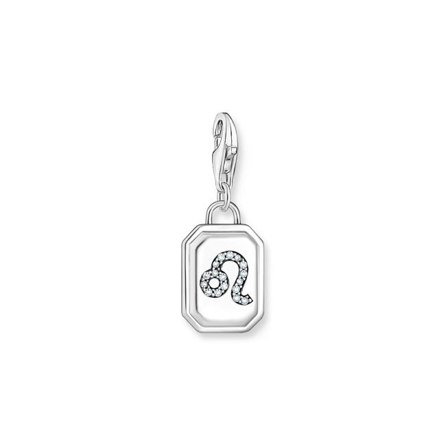 Thomas Sabo Zodiac Charms Silver charm pendant zodiac sign Leo with zirconia - 2150-643-21