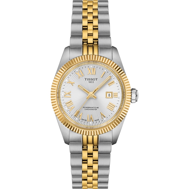 Tissot Ballade Powermatic 48 COSC 30mm Bicolore / Argenté - T156.208.22.033.01
