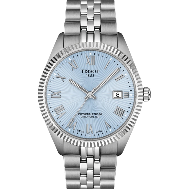 Tissot Ballade Powermatic 80 COSC 39mm Ice Blue - T156.408.11.353.00