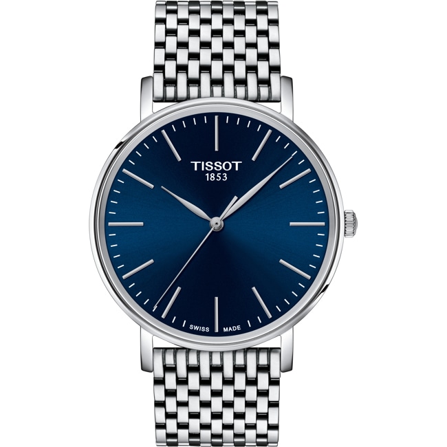Tissot Everytime Gent Silbrig / Blau - T143.410.11.041.00