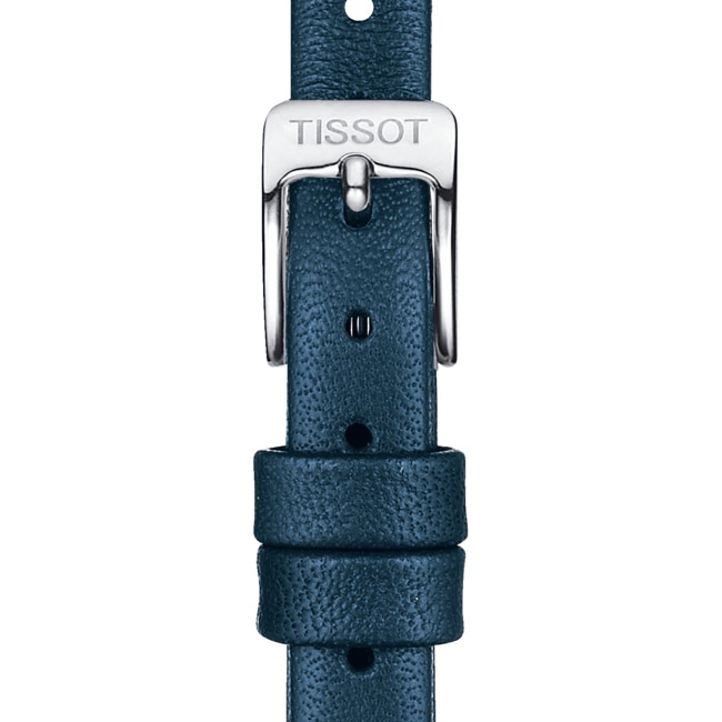 Tissot Lederarmband blau 9 mm Tissot Lederarmband blau 9 mm - T852.043.163