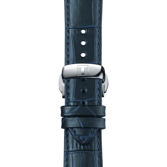 Tissot Lederarmband blau 21 mm - T852.041.857
