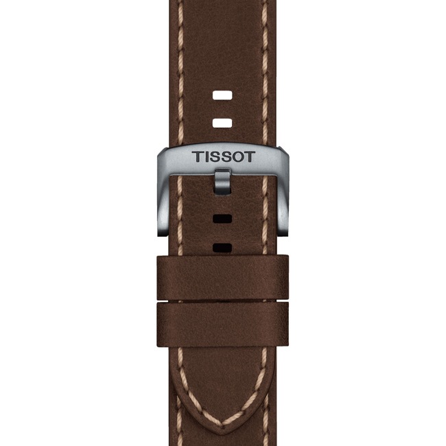 Tissot Lederarmband braun 22 mm - T852.047.749