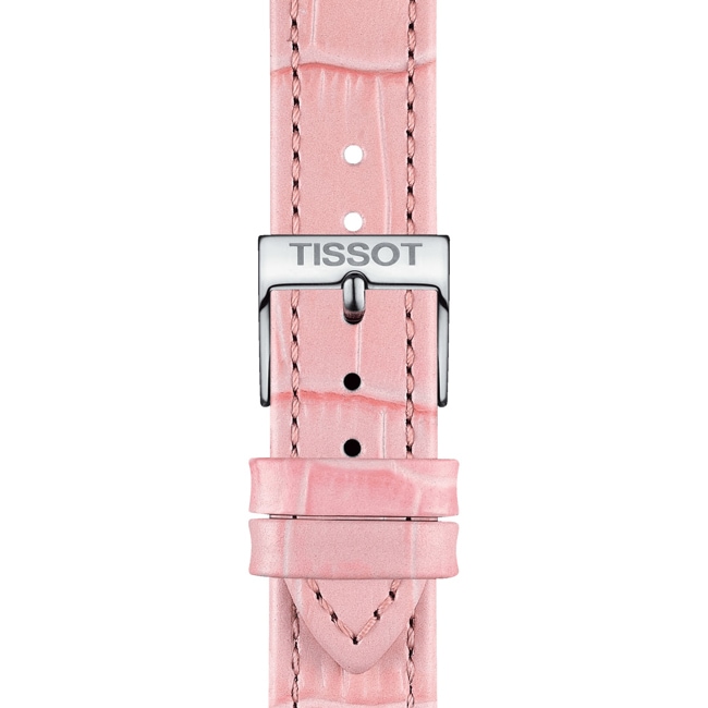 Bracelet Tissot cuir rose 16 mm Bracelet Tissot cuir rose 16 mm - T852.047.114