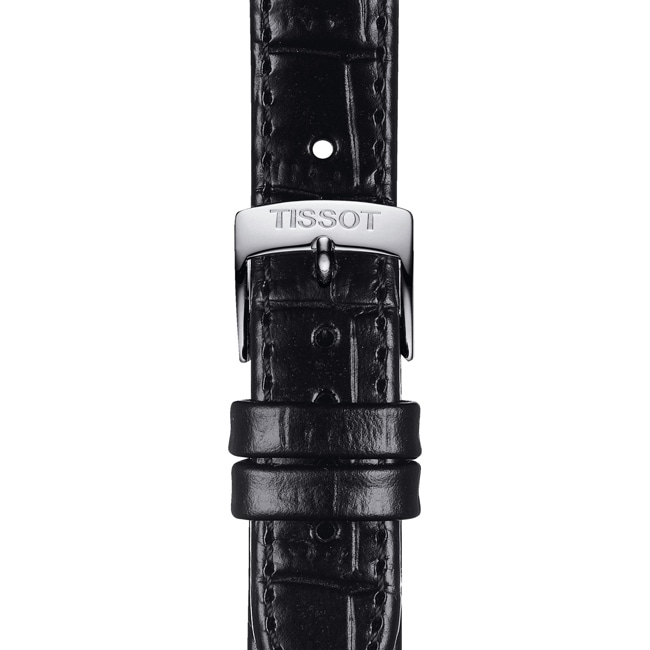 Tissot Black leather strap 15 mm Tissot Black leather strap 15 mm - T852.043.622