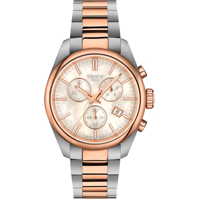 Tissot PR 100 Chronographe 36mm Bicolore - T150.217.22.111.00