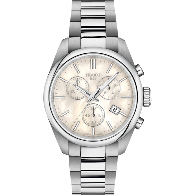 Tissot PR 100 Chronographe 36mm Nacre - T150.217.11.111.00