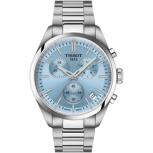 Tissot PR 100 Chronographe 40mm Bleu claire Tissot PR 100 Chronographe 40mm Bleu claire - T150.417.11.351.00