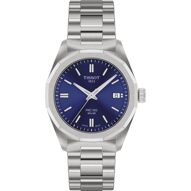Tissot PRC 100 Solar Quartz 34mm Blau - T151.822.11.041.00