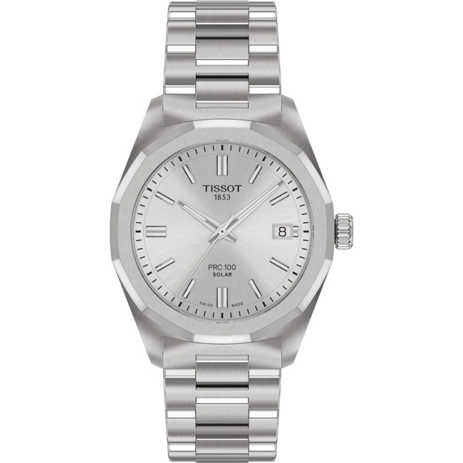 Tissot PRC 100 Solar Quartz 34mm Silbrig Tissot PRC 100 Solar Quartz 34mm Silbrig - T151.822.11.031.00
