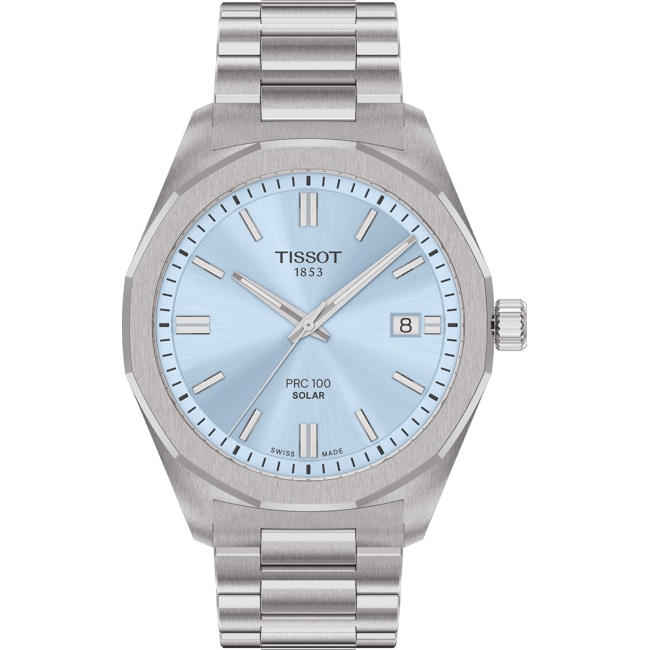 Tissot PRC 100 Solar Quartz 39mm Ice Blue - T151.422.11.351.00