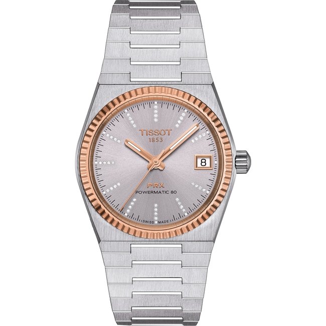 Tissot PRX 35 Powermatic 80 Silver / 18 carat rose gold - T931.207.41.336.00