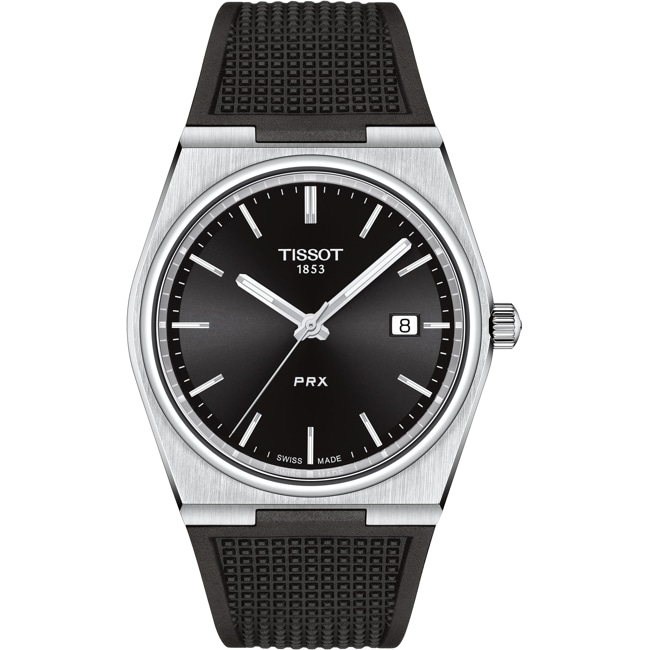 Tissot PRX 40 205 Quartz en caoutchouc noir Tissot PRX 40 205 Quartz en caoutchouc noir - T137.410.17.051.00