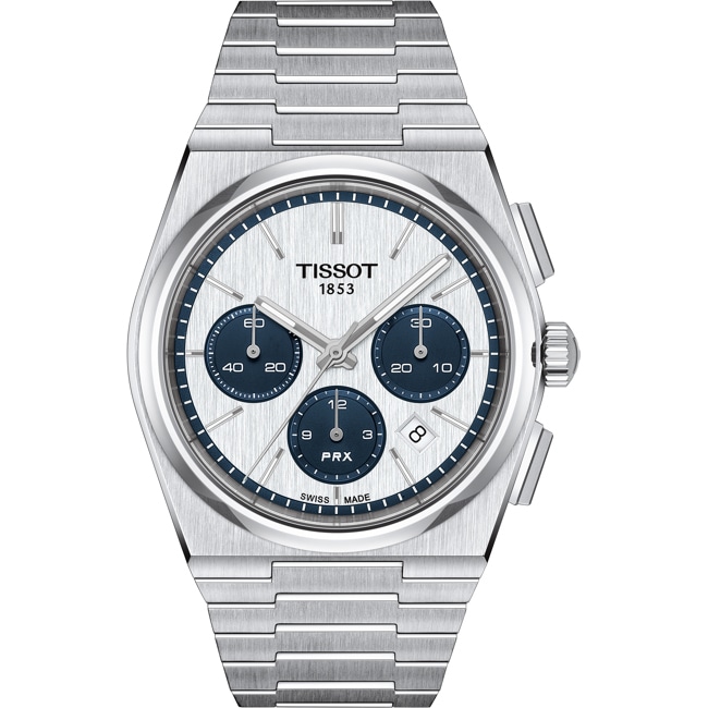 Tissot PRX Automatik Chronograph Silbrig - T137.427.11.011.01