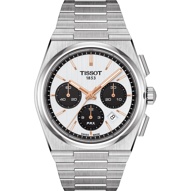 Tissot PRX Automatik Chronograph Weiss - T137.427.11.011.00