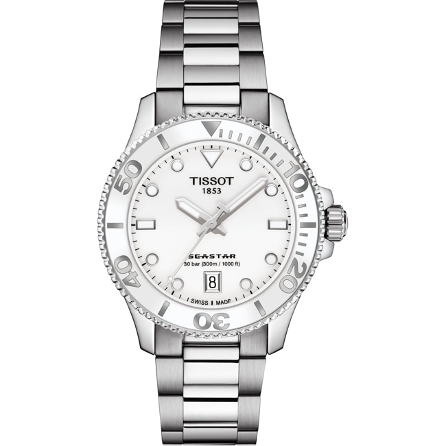 Tissot Seastar 1000 36mm Blanc - T120.210.11.011.00