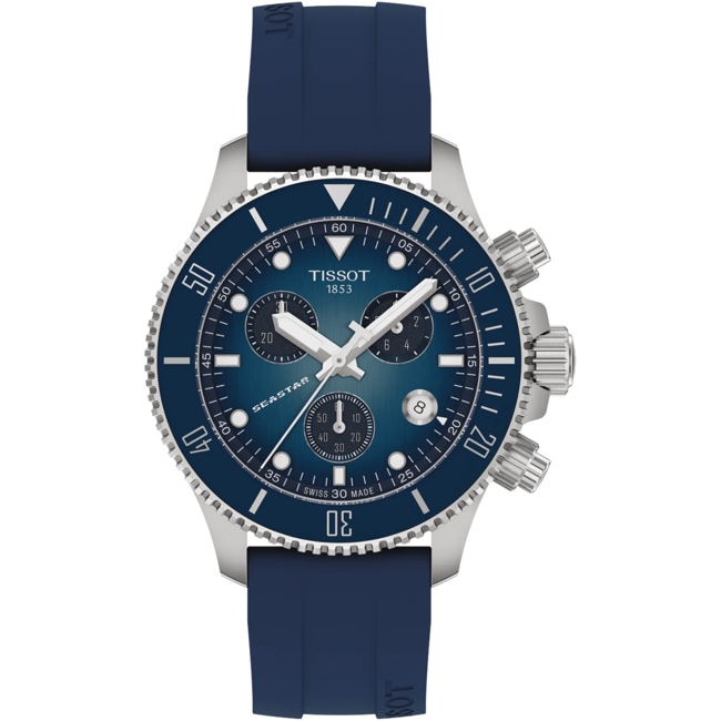 Tissot Seastar 1000 Chronographe 38mm Bleu - T120.217.17.041.00
