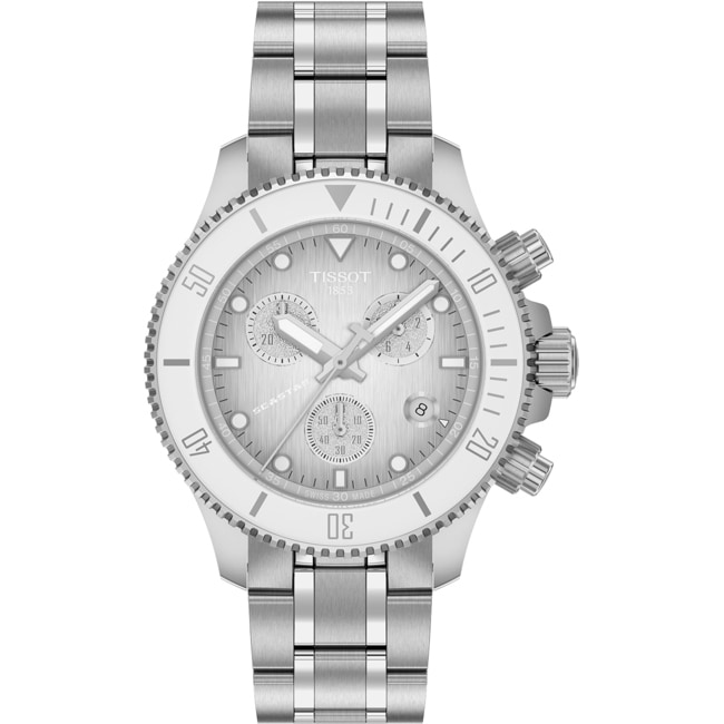 Tissot Seastar 1000 Chronographe 38mm Blanc - T120.217.11.011.00