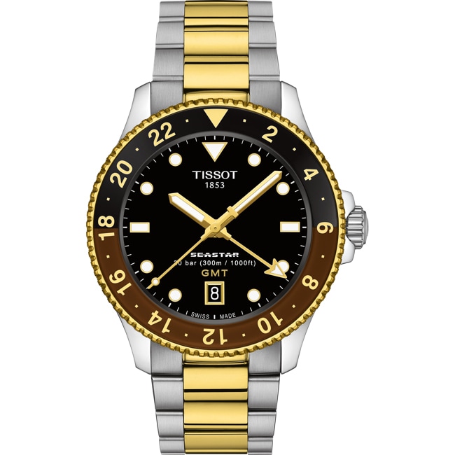 Tissot Seastar 1000 GMT 40mm Two-tone - T120.852.22.051.00