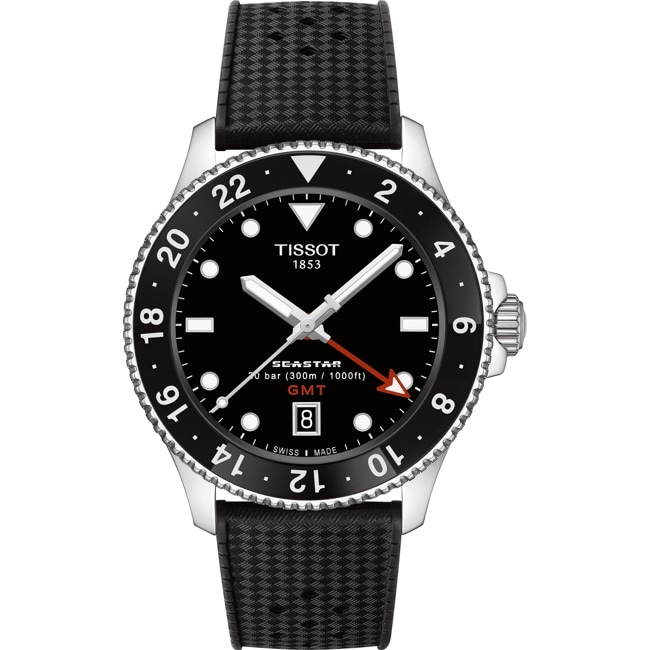 Tissot Seastar 1000 GMT 40mm Schwarz - T120.852.17.051.00