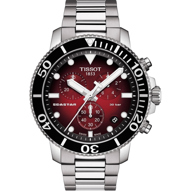 Tissot Seastar 1000 Quartz Chronograph Red - T120.417.11.421.00