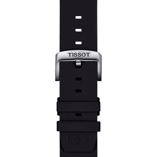 Tissot Silikonarmband schwarz 22 mm Tissot Silikonarmband schwarz 22 mm - T852.047.179