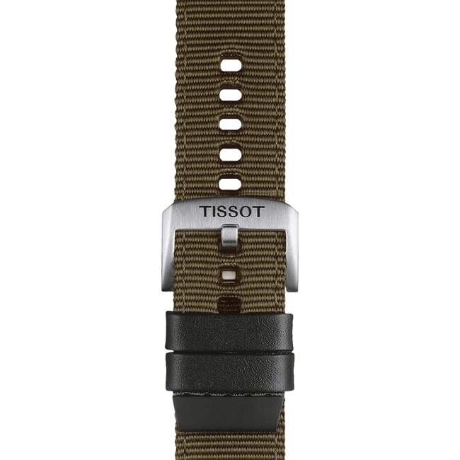 Tissot Stoffarmband khaki 22 mm Tissot Stoffarmband khaki 22 mm - T852.046.756