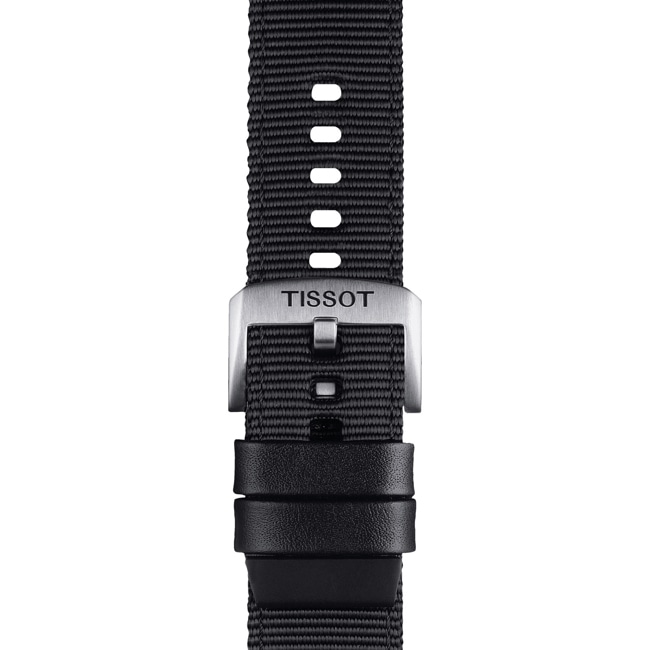 Tissot Stoffarmband schwarz 22 mm Tissot Stoffarmband schwarz 22 mm - T852.046.769