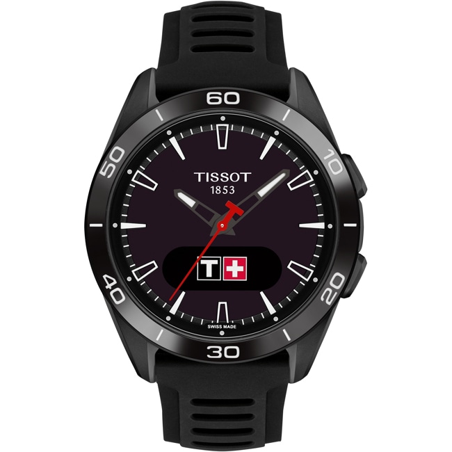 Tissot T-Touch Connect Sport Smartwatch Titanium PVD black with silicone strap - T153.420.47.051.04