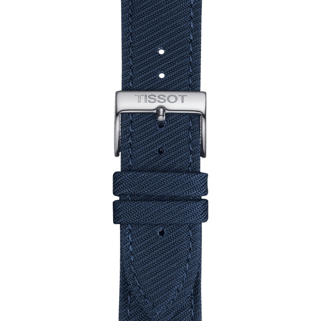 Bracelet Tissot Textile bleu 22 mm - T852.046.783