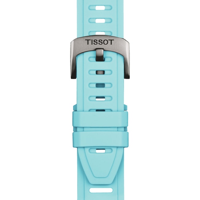 Tissot XS Light blue silicone strap 21 mm Tissot XS Light blue silicone strap 21 mm - T852.049.329
