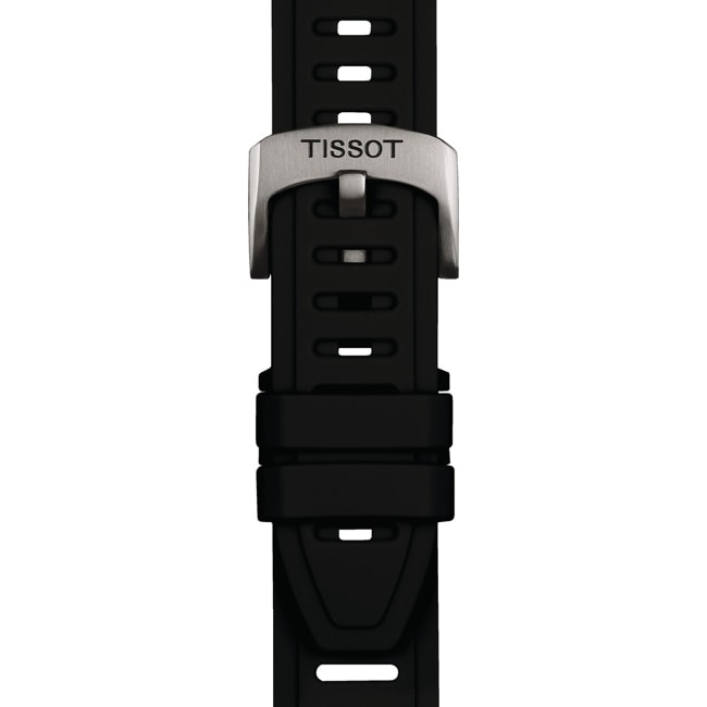 Bracelet XS Tissot Silicone noir 21 mm - T852.049.249