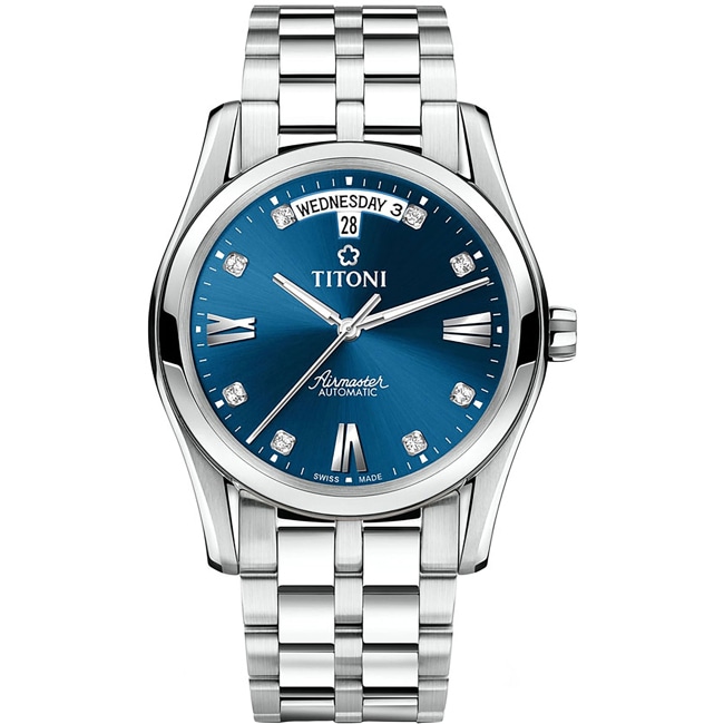 Titoni Airmaster Automatic Day-Date 39mm - 93808 S-259