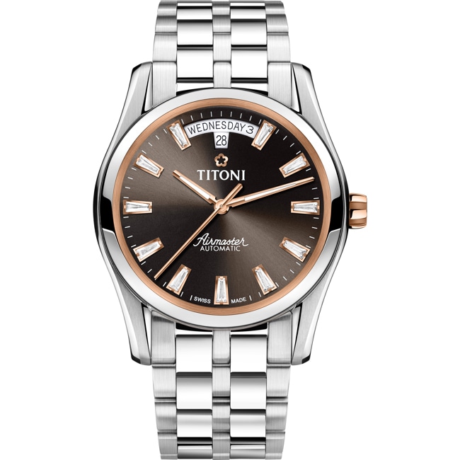 Titoni Airmaster Automatic Day-Date 39mm - 93808 SRG-618