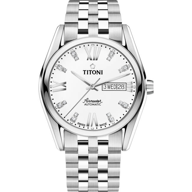 Titoni Airmaster Automatic Day-Date 40mm - 93709 S-385