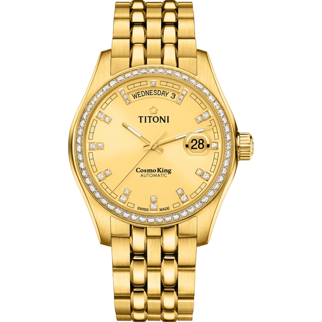 Titoni Cosmo King Automatic Day-Date - 797 G-DB-306