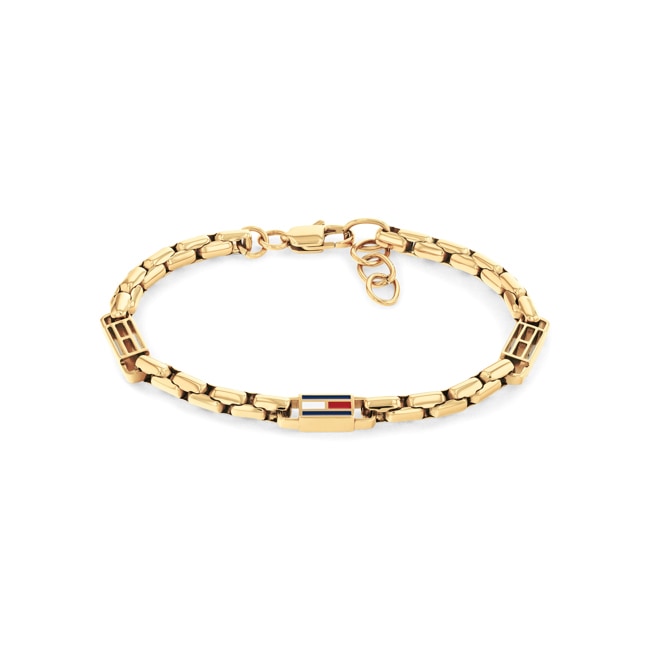Tommy Hilfiger Bracelet 3D Flag Metal Doré - 2790675