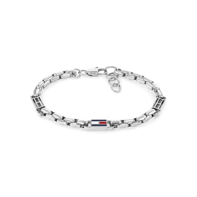 Tommy Hilfiger Bracelet 3D Flag Metal Silver - 2790674